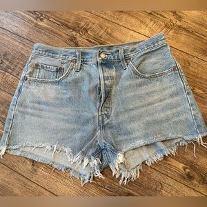 Levi's 501 High Waisted Shorts 32